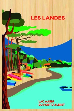 Landes - Lac Marin du Port d'Albret
