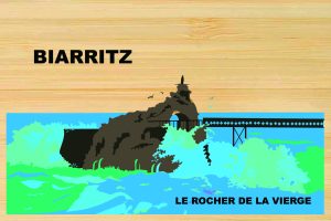 Pyrénées Atlantique - Biarritz Le rocher de la Vierge