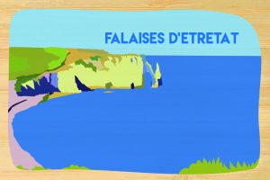 Seine Maritime - Falaises d'Etretat