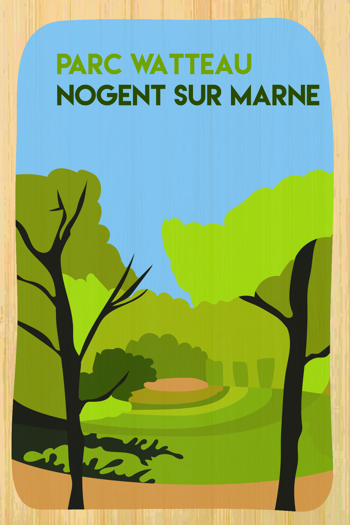 Val de Marne - Parc Watteau Nogent sur Marne