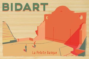 Pyrénées Atlantique - Bidart La pelote Basque