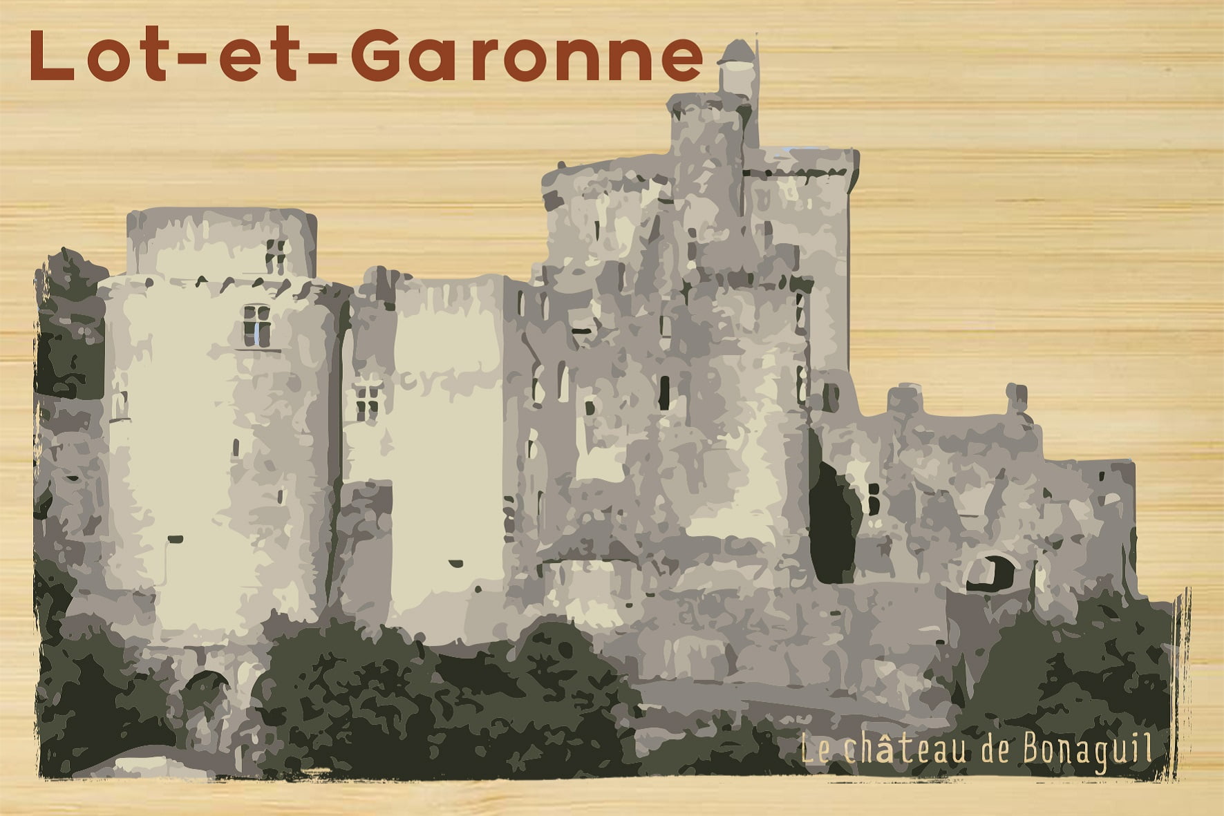 Lot et Garonne - Le Château de Bonaguil