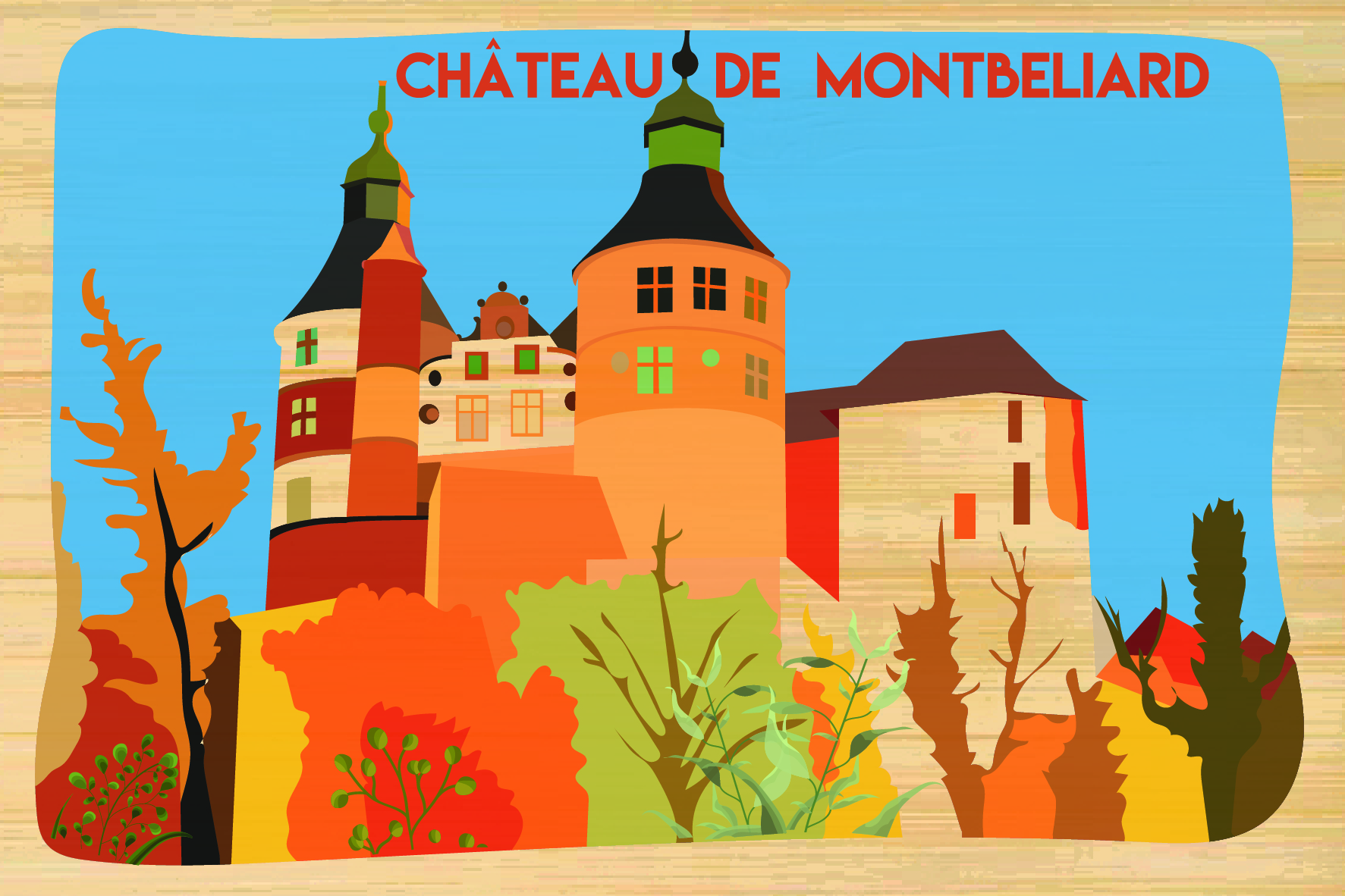 Doubs - Château de Montbéliard