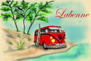 Landes - Labenne combi rouge