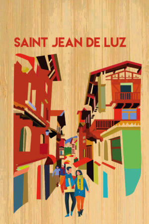 Pyrénées Atlantiques - Saint Jean de Luz rue piétonne