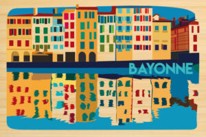 Pyrénées Atlantiques - Le quai Galuperie de Bayonne