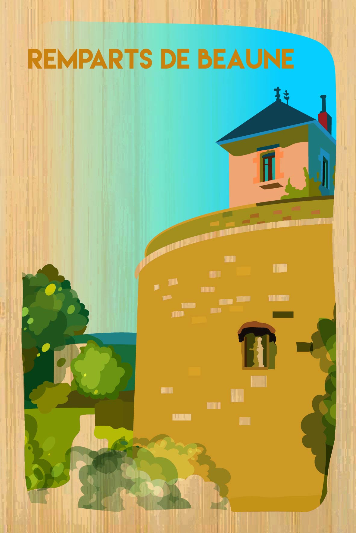 Côte d’Or - Remparts de Beaune