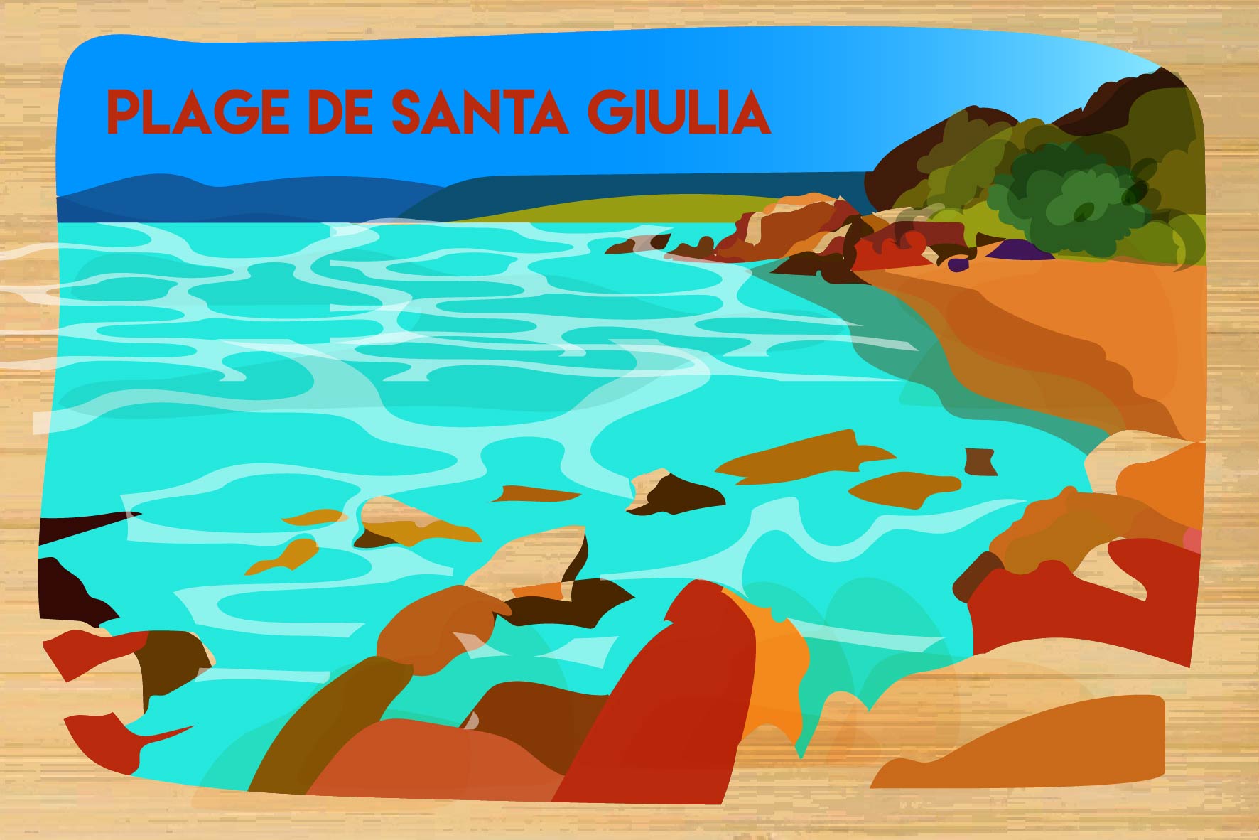 Corse - Plage de Santa Giulia