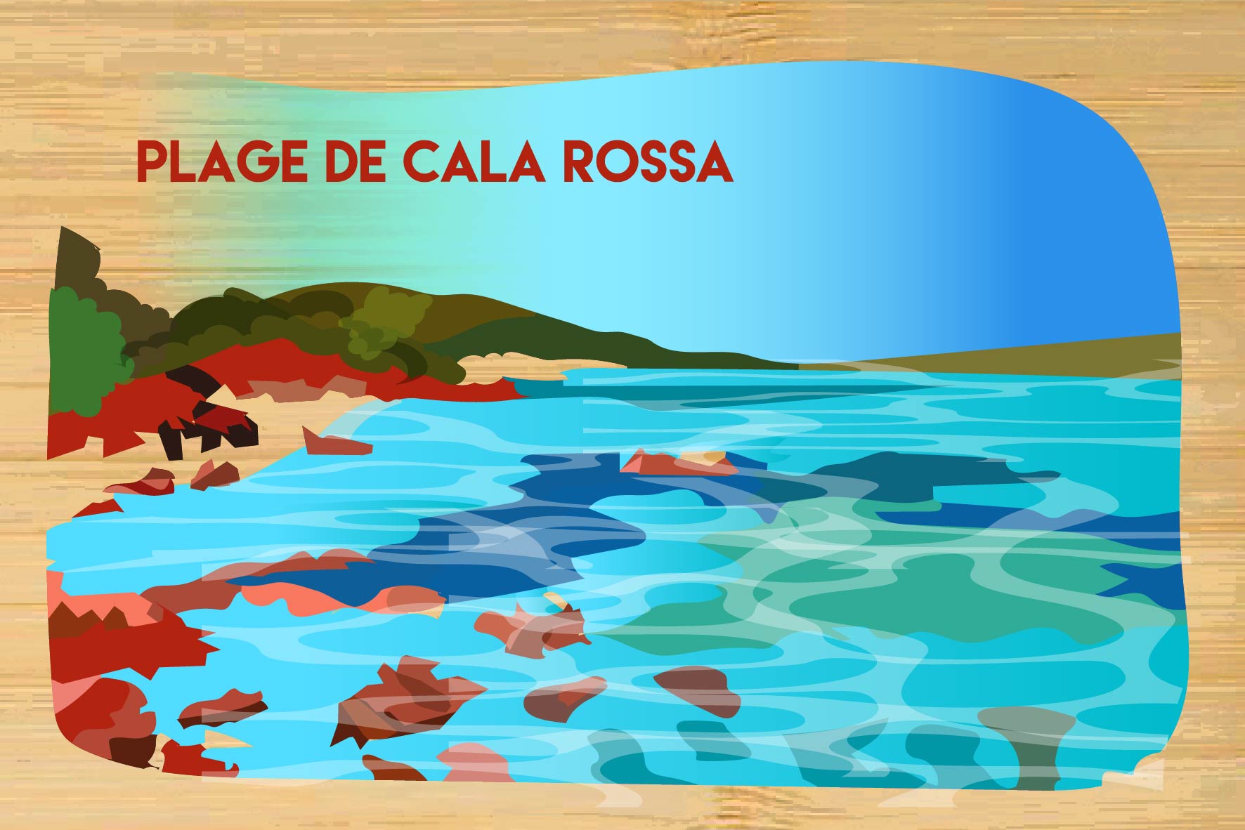 Corse - Plage de Cala Rossa