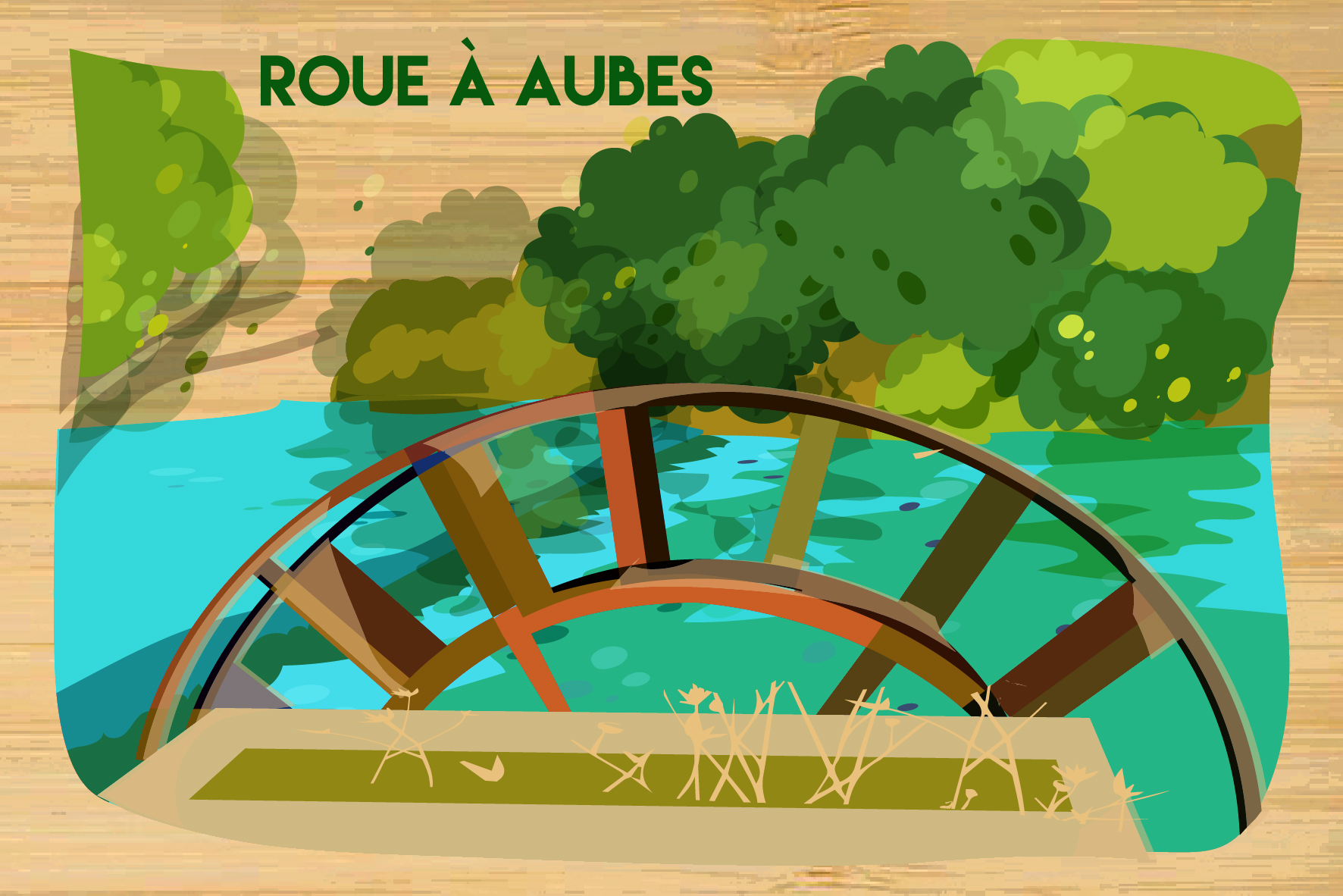 Vaucluse - Roue à Aubes