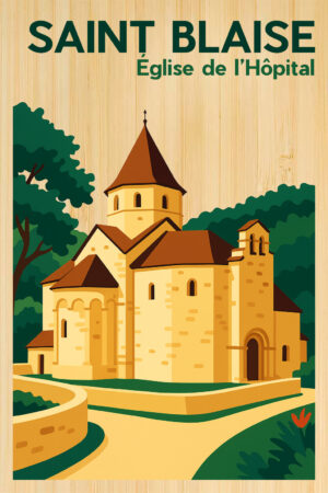 Pyrénées Atlantiques - Eglise de l'Hôpital Saint Blaise