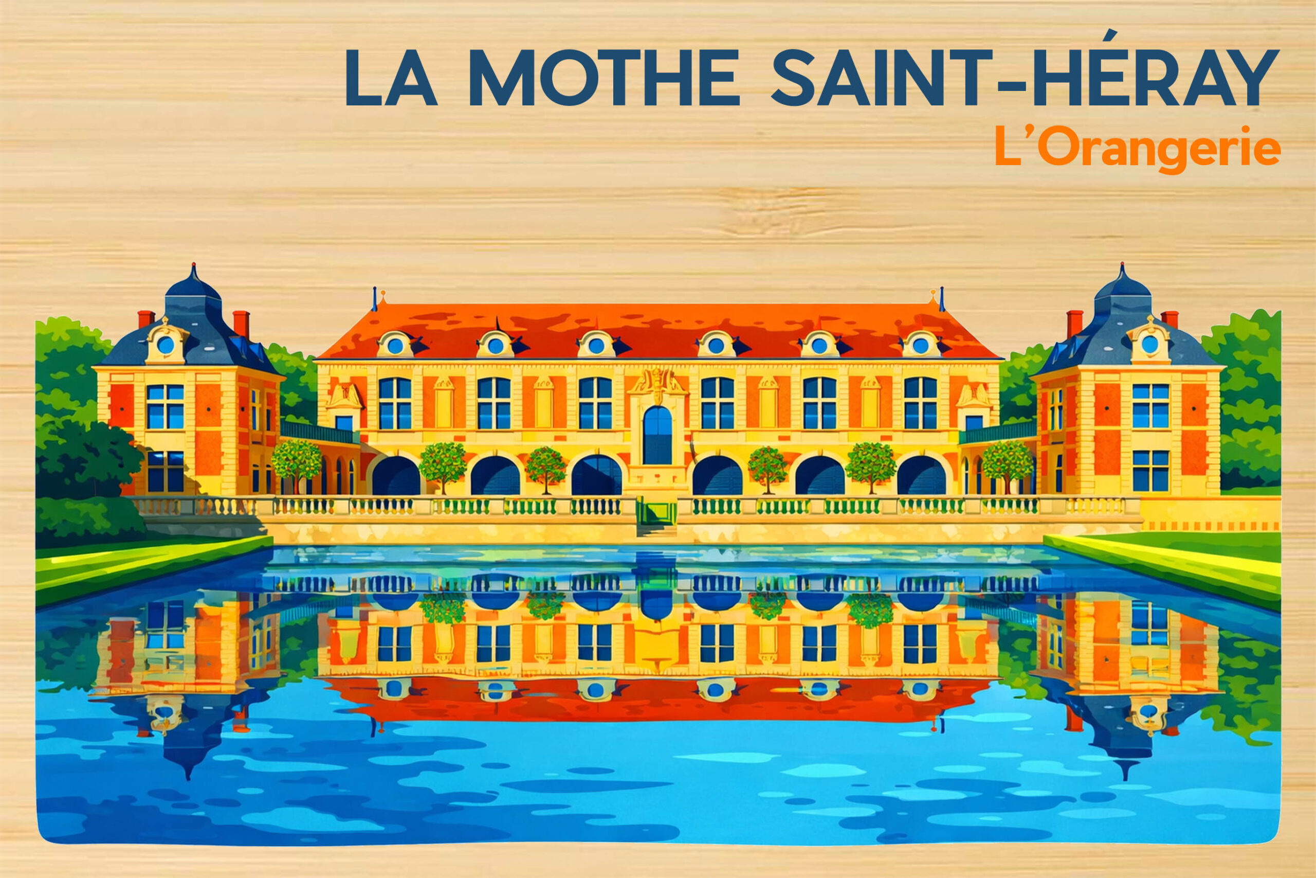 Deux Sèvres - La Mothe Saint Héray L'Orangerie