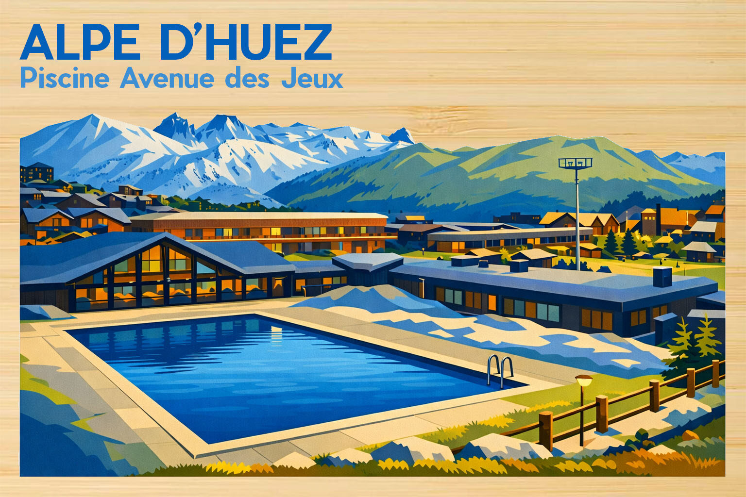 Isère - Alpe d'Huez Piscine Avenue des Jeux