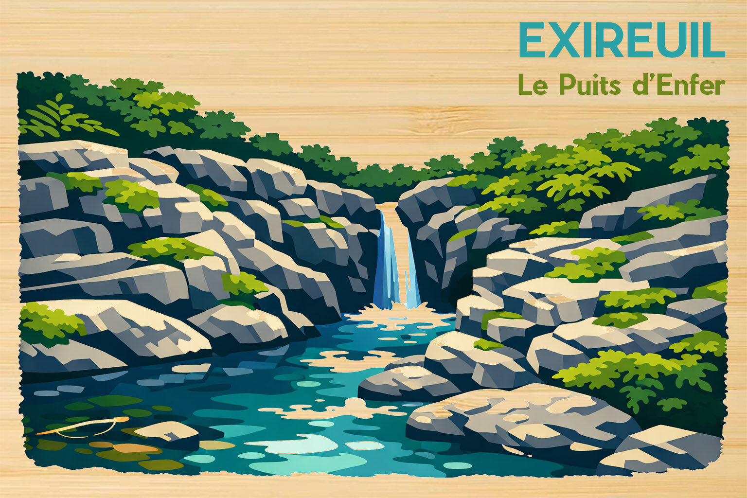 Deux Sèvres - Exireuil Le Puits d'Enfer