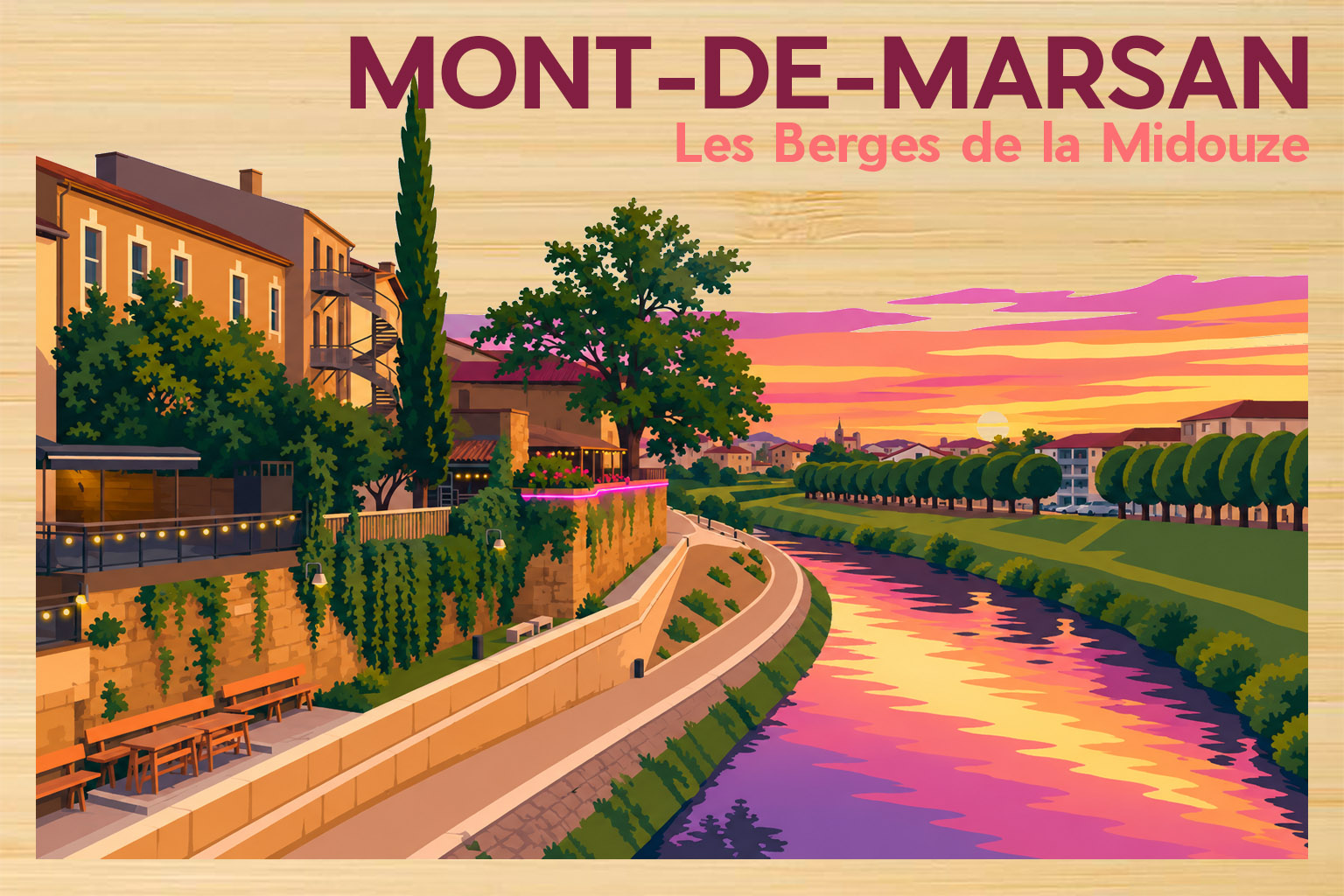 Landes - Mont de Marsan Les Berges de la Midouze