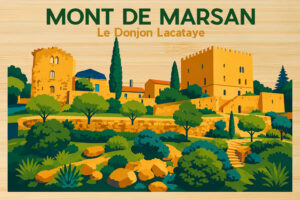 Landes - Mont de Marsan Le Donjon Lacataye